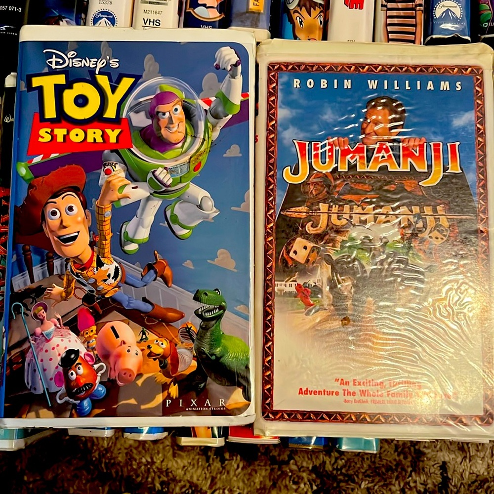 Robin Williams classic VHS tapes